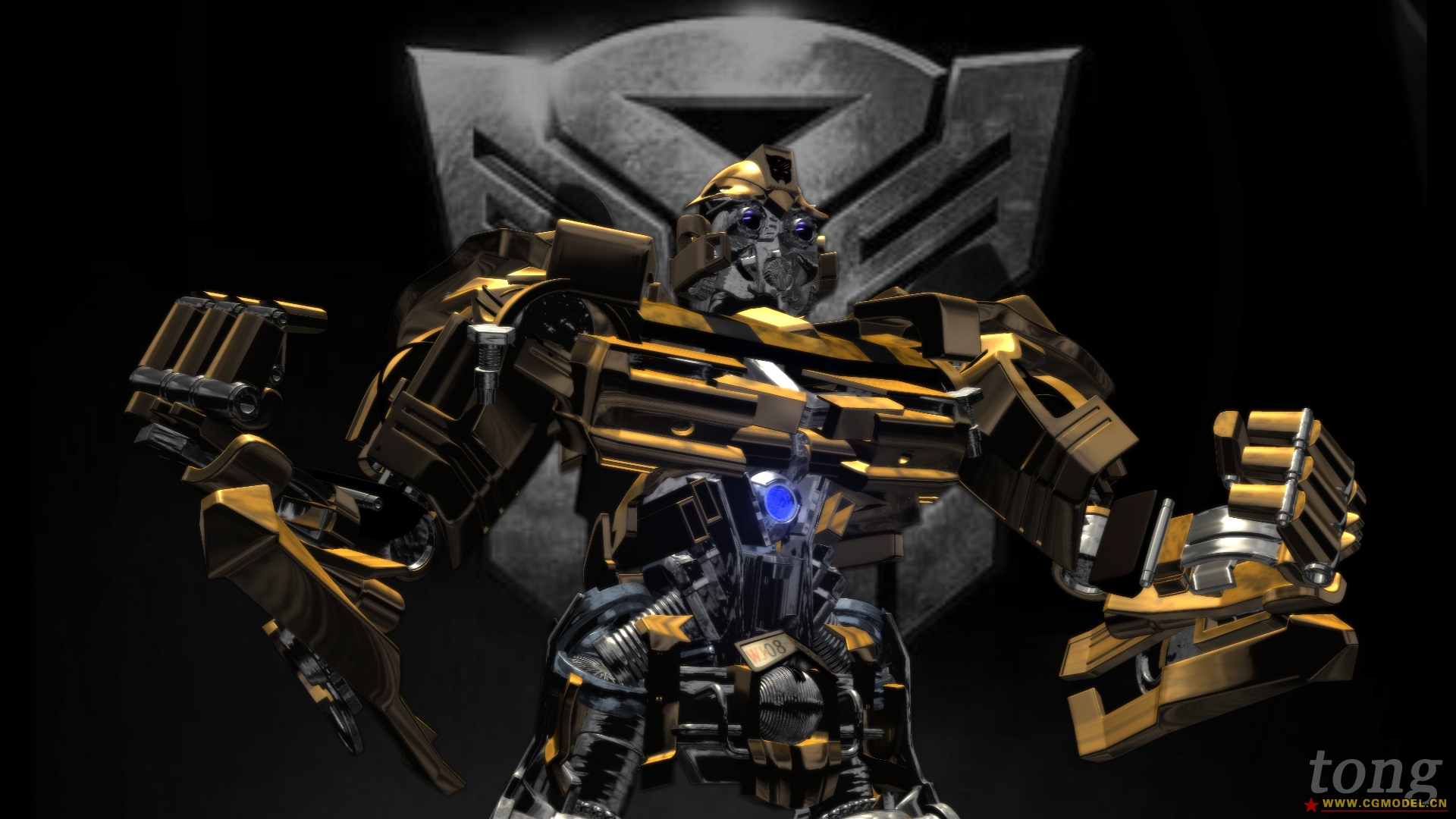 大黄蜂_残缺作品_角色/人物/生物_cg模型网