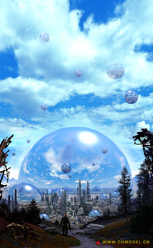 科幻插图_cg9394作品_角色/人物/生物_cg模型网