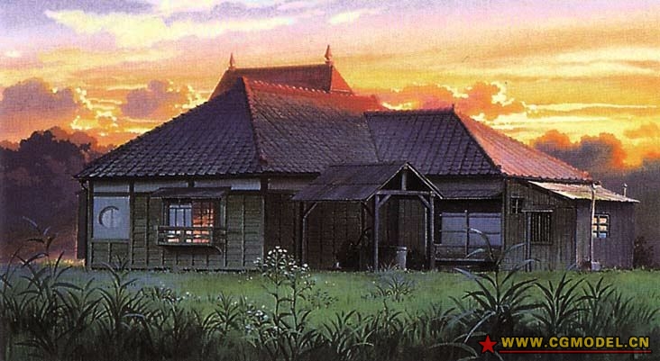 宫崎骏龙猫房子设计图图片