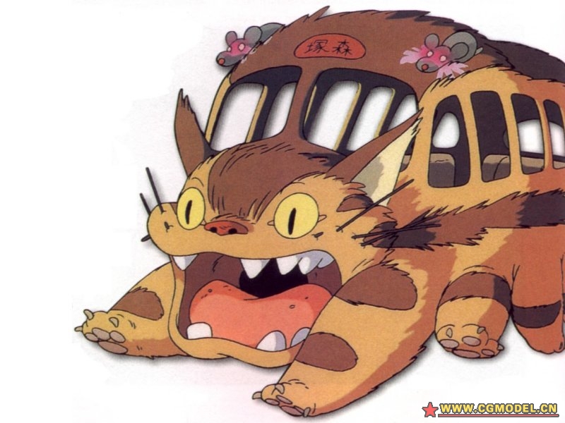 卡通图片欣赏_龙猫_cg9394作品_角色/人物/生物_cg模型网