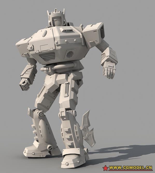 机器侠 _无忧作品_人物机器人/机甲_cg模型网