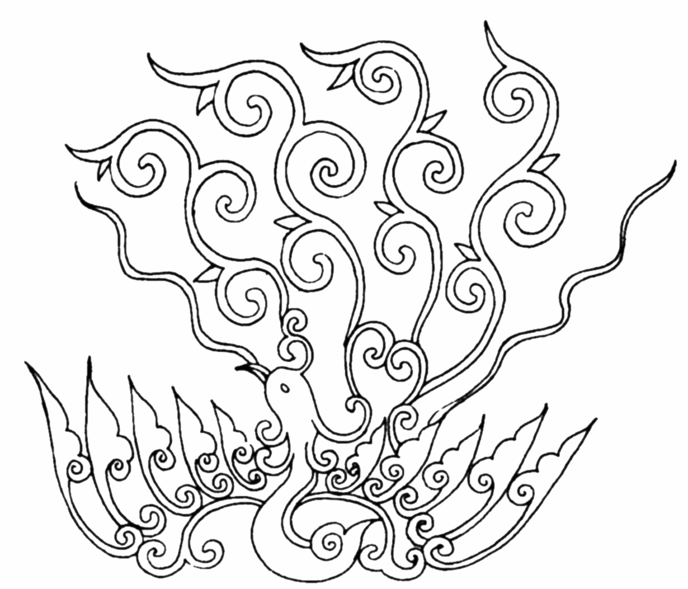 中国古代图案第一弹----凤图案(大图)