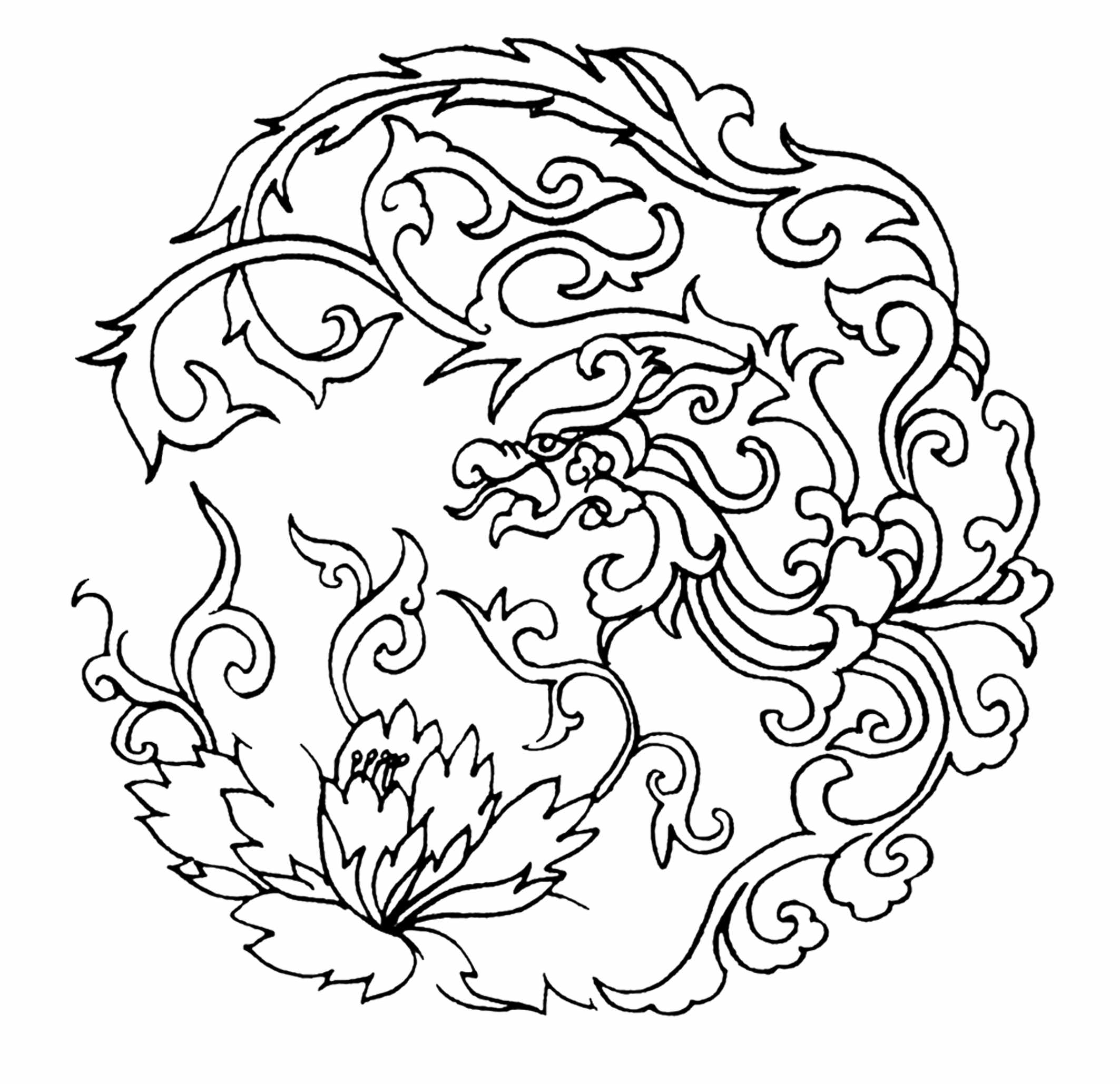 中国古代图案第一弹----凤图案(大图)