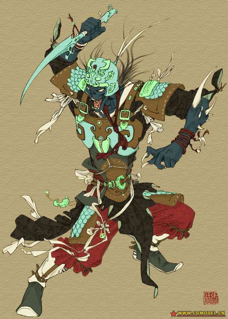 精美的中国画鬼怪篇