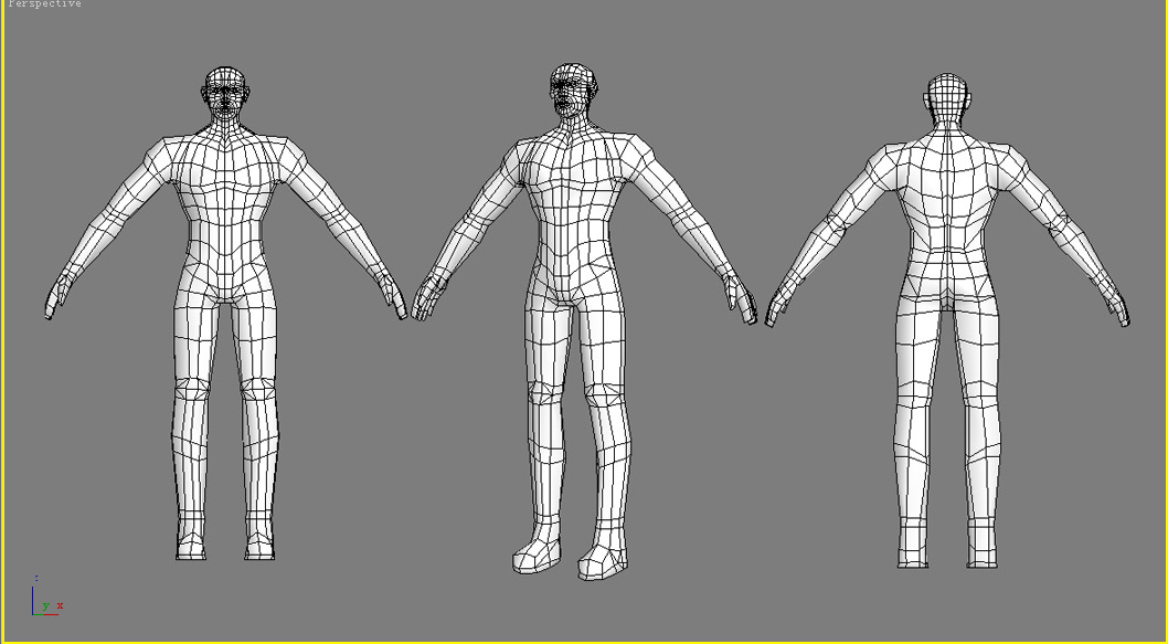 男人体模型,希望对型上给点意见