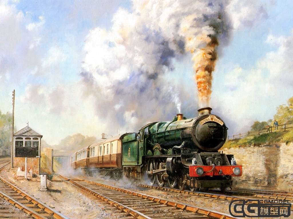 火车_董玉方作品_角色/人物/生物_cg模型网