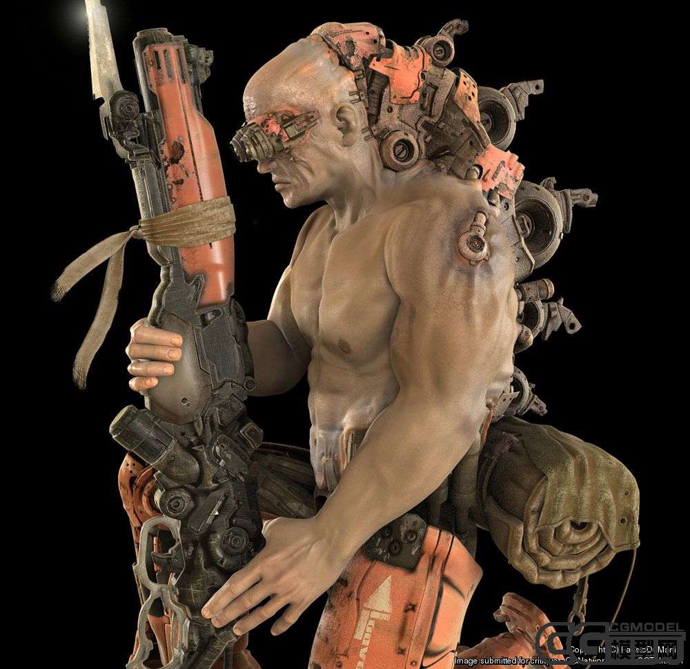 现代战士_董玉方作品_角色/人物/生物_cg模型网