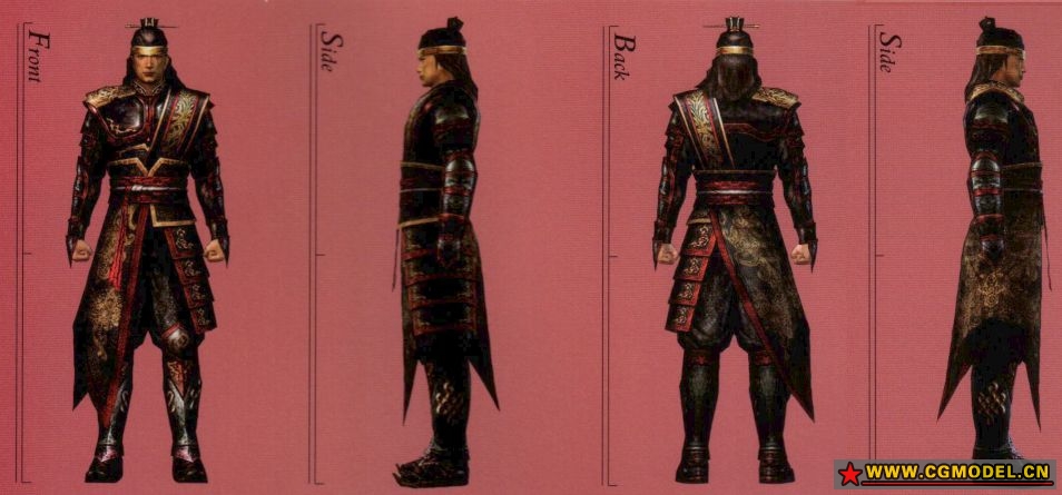 求帅男美女三视图图片