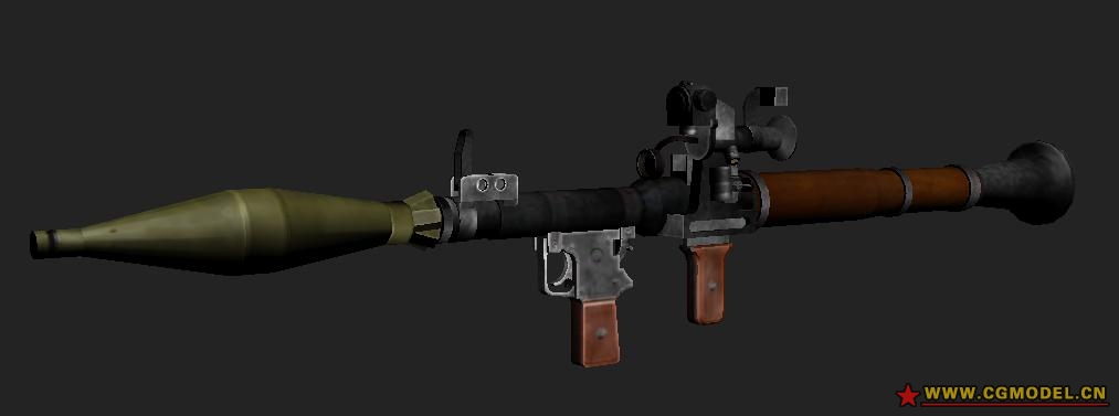 生化危机5武器(火箭筒)_sew900i作品_国际游戏资源整理_cg模型网