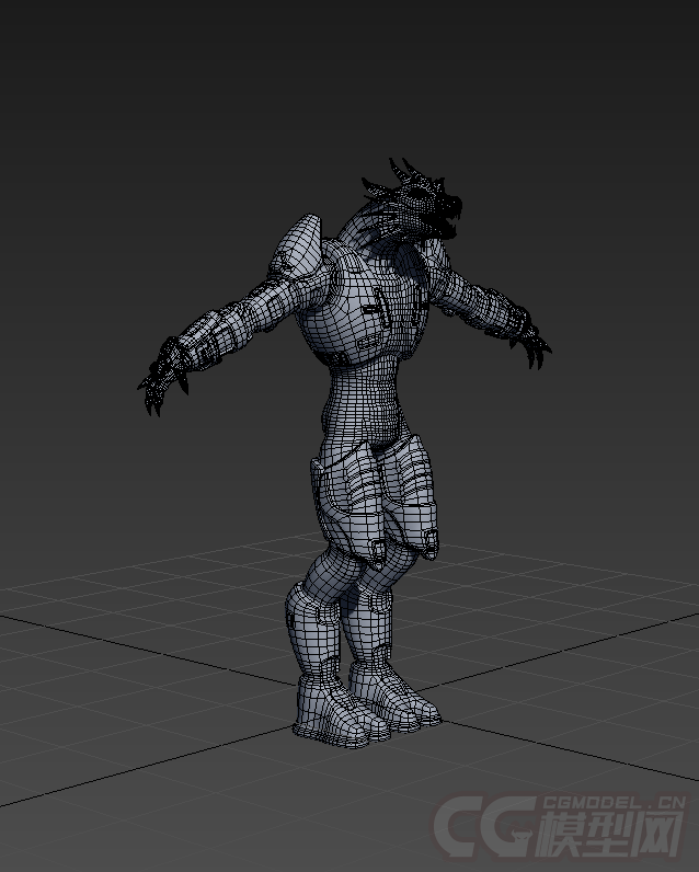 全展好uv待画_fuksi作品_人物异形怪物_cg模型网