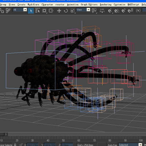 工作后的第一个作品!机械乌贼!