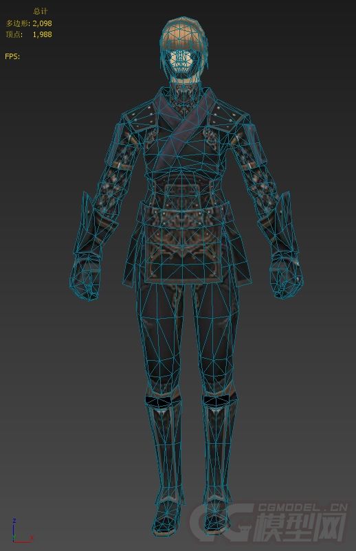 发个人模,人类女忍者!_yuhongbin1981作品_人物孩子-女_cg模型网