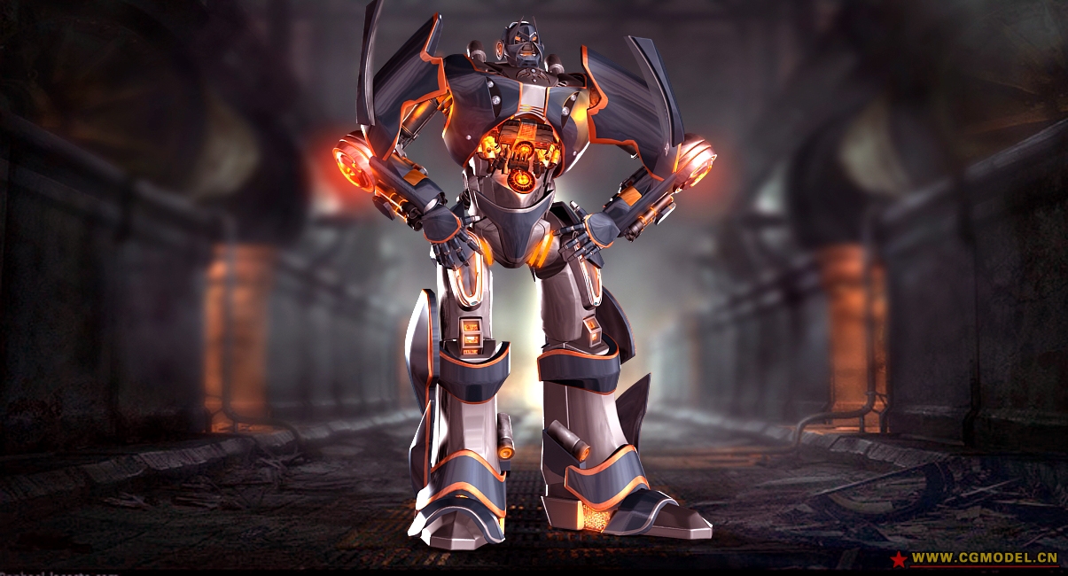 龙骑团反派角色烈焰战车变身机器人