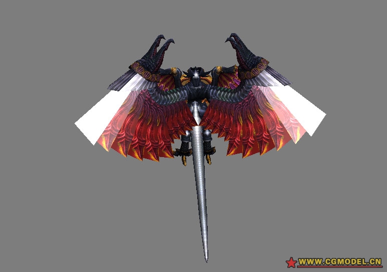 FF12——巴哈姆德模型模型-异形怪物模型库-3ds Max(.max)模型下载-cg模型网