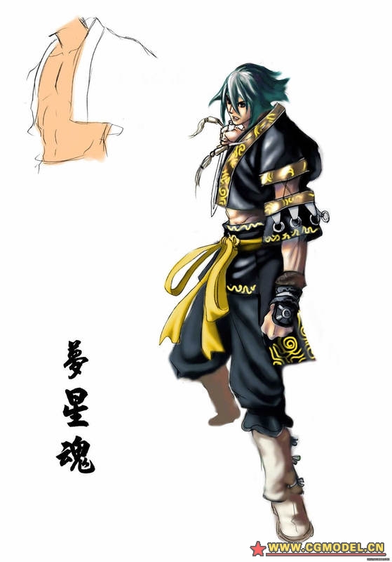 《流星蝴蝶剑》男主角梦星魂模型带动画 [单机动作类][昱泉国际]