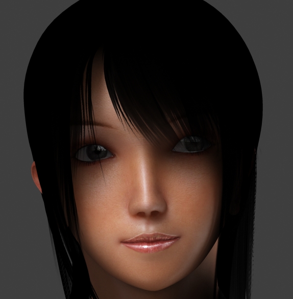 性感美女 齐肩发 人体模特 高跟凉鞋 _plenilune作品_人物女人_cg模型