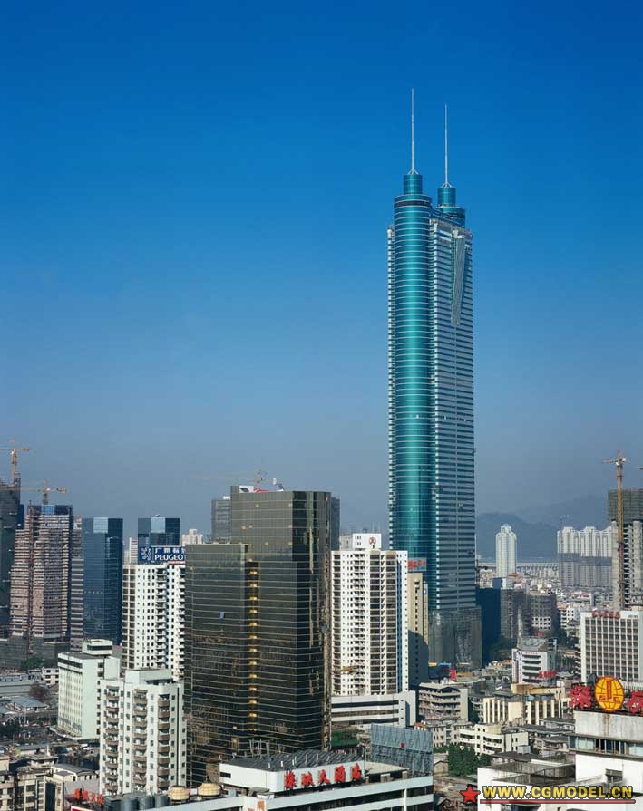 深圳地王大厦3d模型