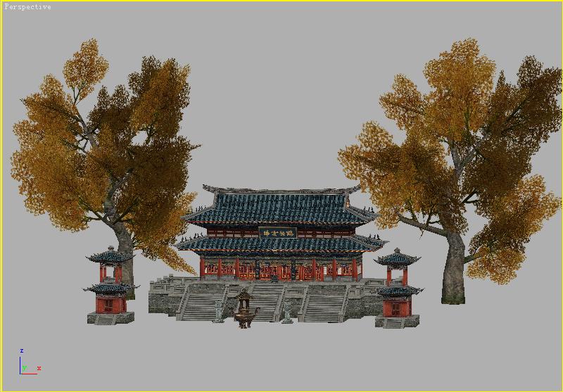 游戏建筑------------模仿制作（有部分改动）模型-古代场景模型库-模型下载-cg模型网