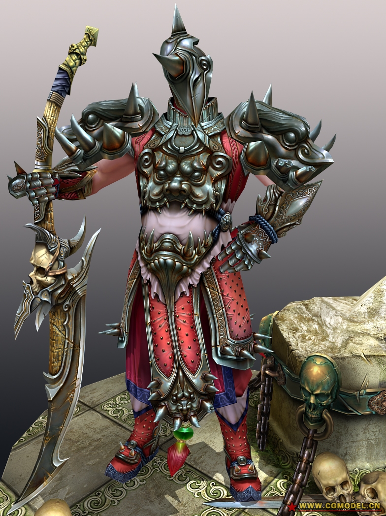 《钢铁将军》网游模型