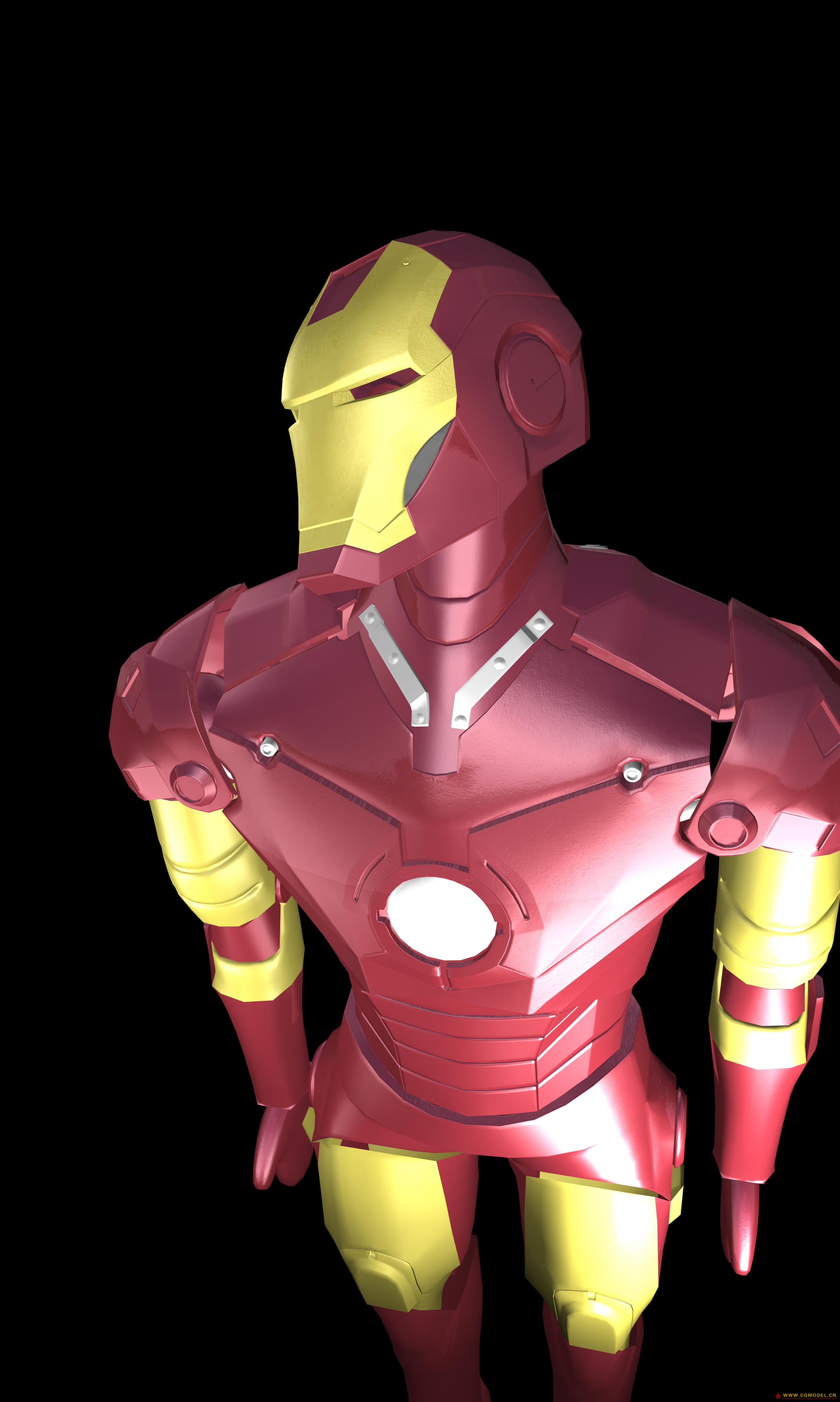 钢铁侠带贴图_freedom_yc作品_人物机器人/机甲_cg模型网