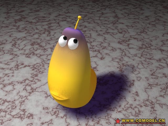 小虫   鼻涕虫  爆笑虫子  模型低模下载