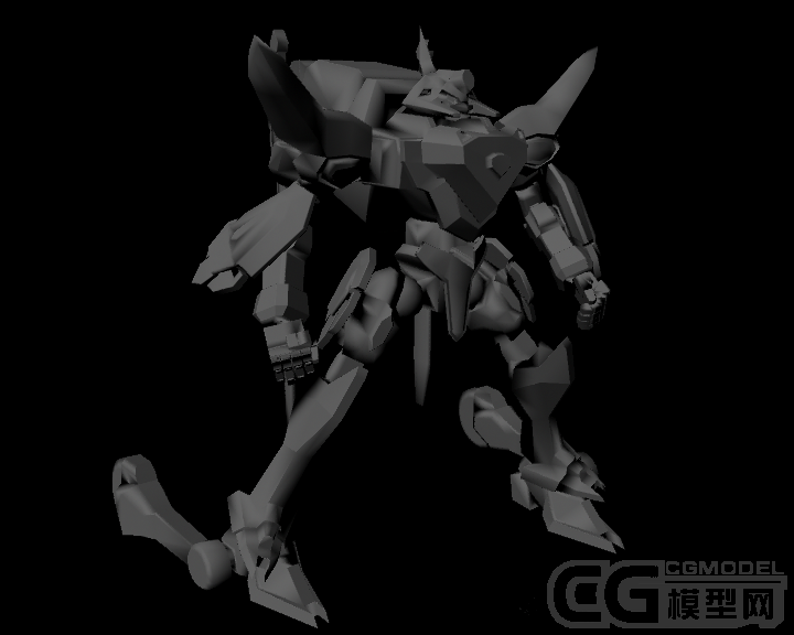 Knightmare Frame模型-机器人/机甲模型库-Maya(.ma/.mb)模型下载-cg模型网