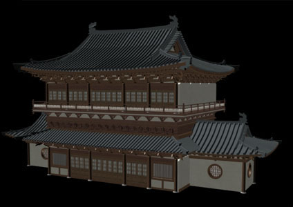古代建筑模型模型-古代场景模型库-3ds Max(.max)模型下载-cg模型网