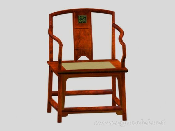 明清古典家具-椅子_cgman作品_家具桌椅_cg模型网