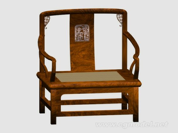 明清古典家具-椅子_cgman作品_家具桌椅_cg模型网
