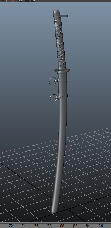 日本战刀武士刀模型影视高模