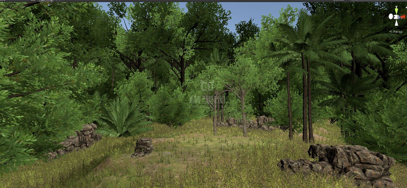 无绑定材质贴图:有材质模型风格:写实软件版本:17年版本山林 森林场景