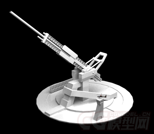 王牌空战4电磁歼星炮_qq49365369作品_武器火炮器械_cg模型网