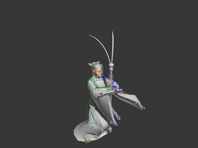 古代人物,祭祀 带舞蹈动画