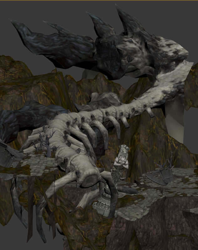 龙骨山完整地形