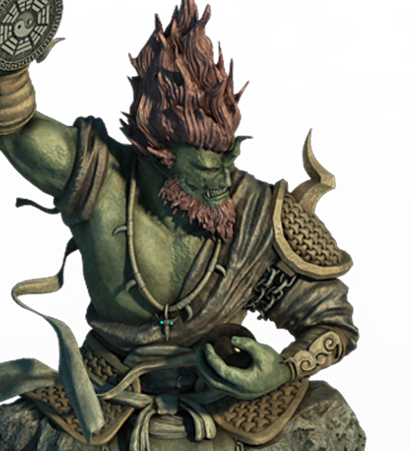 雷公雕塑,雷公,雷震子