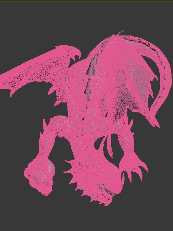 地狱龙模型.高精度