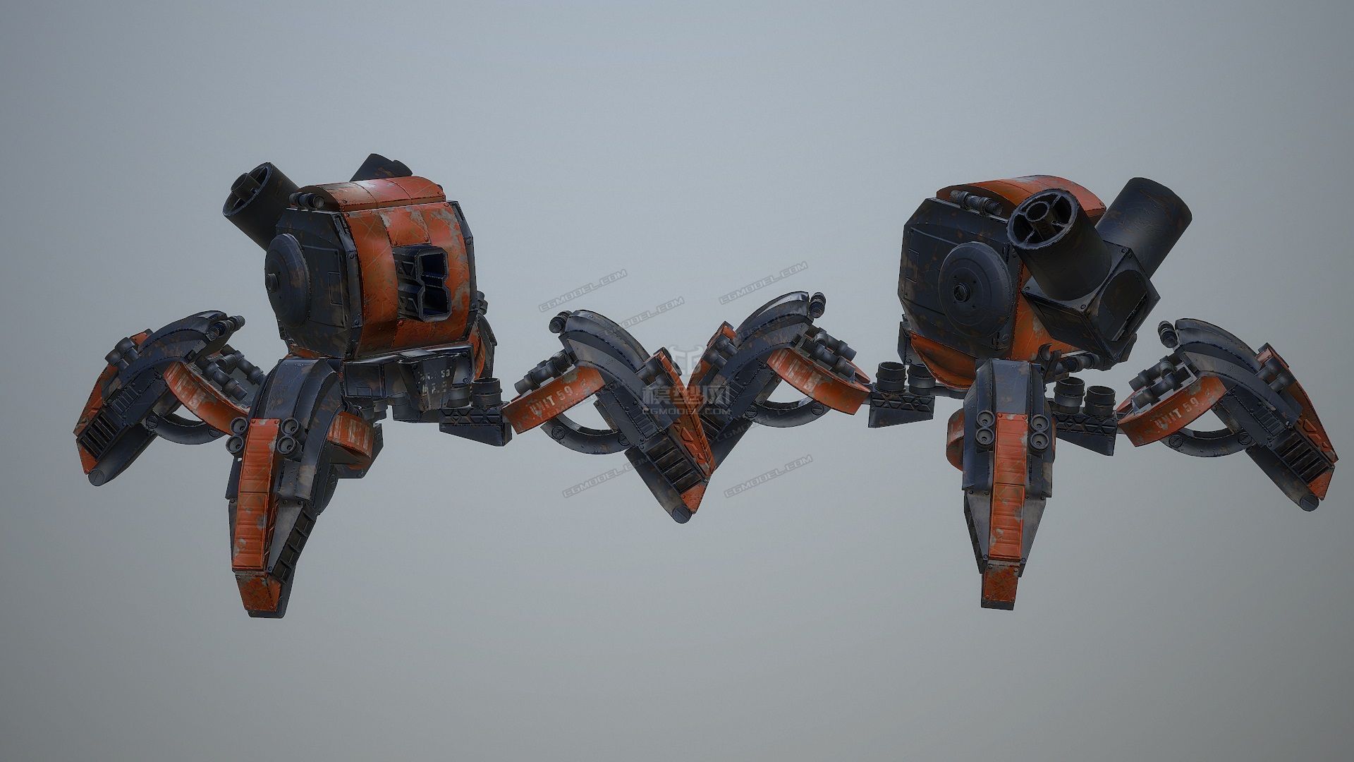 pbr 次世代 四足机器人模型-机器人/机甲模型库-模型下载-cg模型网