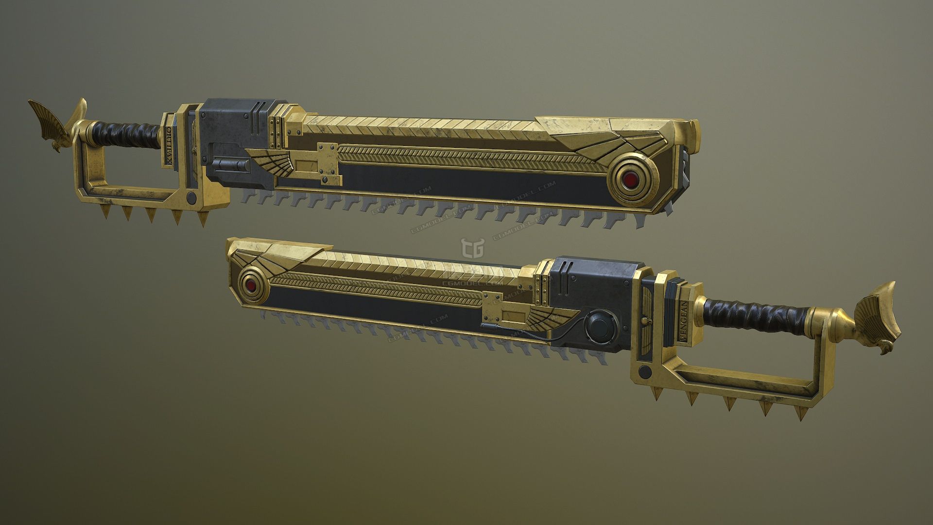 次世代 战锤风格 链锯剑