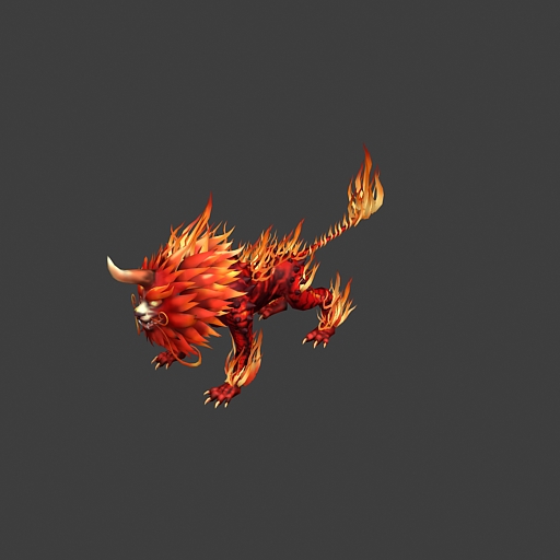 火云兽模型_colins作品_动物其他_cg模型网