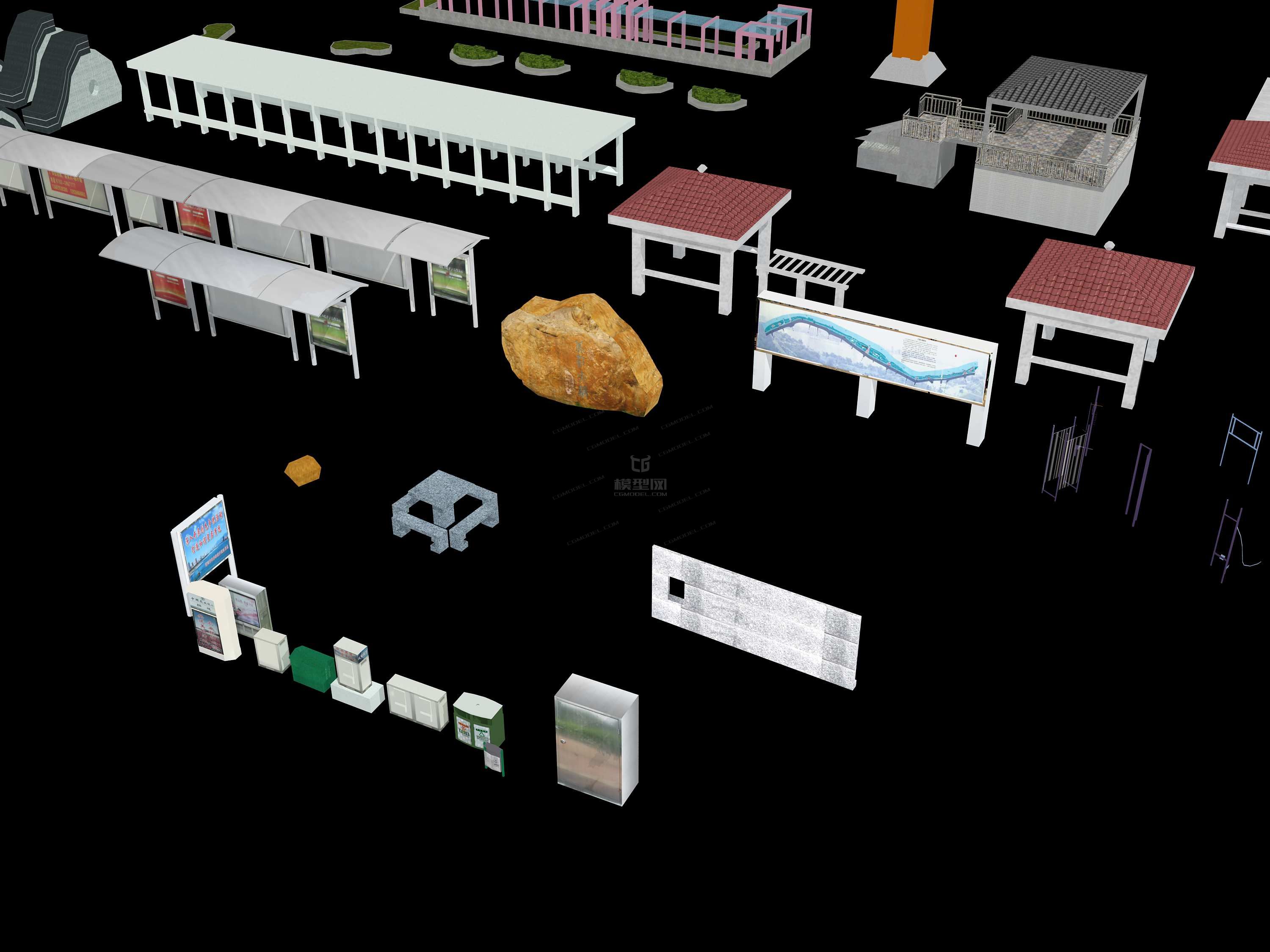 虚拟现实简模 简模_10963204作品_场景自然场景_cg模型网