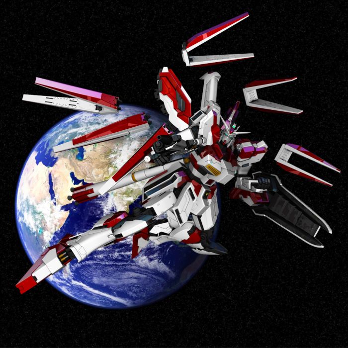 海牛高达影视版-有绑定,rx-93影视机器模型,机器人机甲,钢弹,敢达