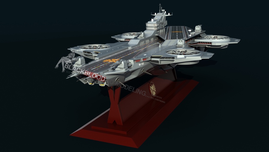 神盾局空天航母_blackblood 作品_角色/人物/生物_cg模型网