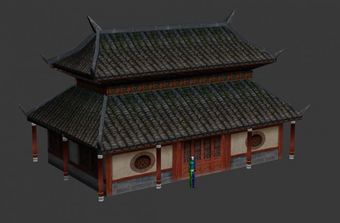 分享分享分享古代建筑模型-自然场景模型库-模型下载-cg模型网