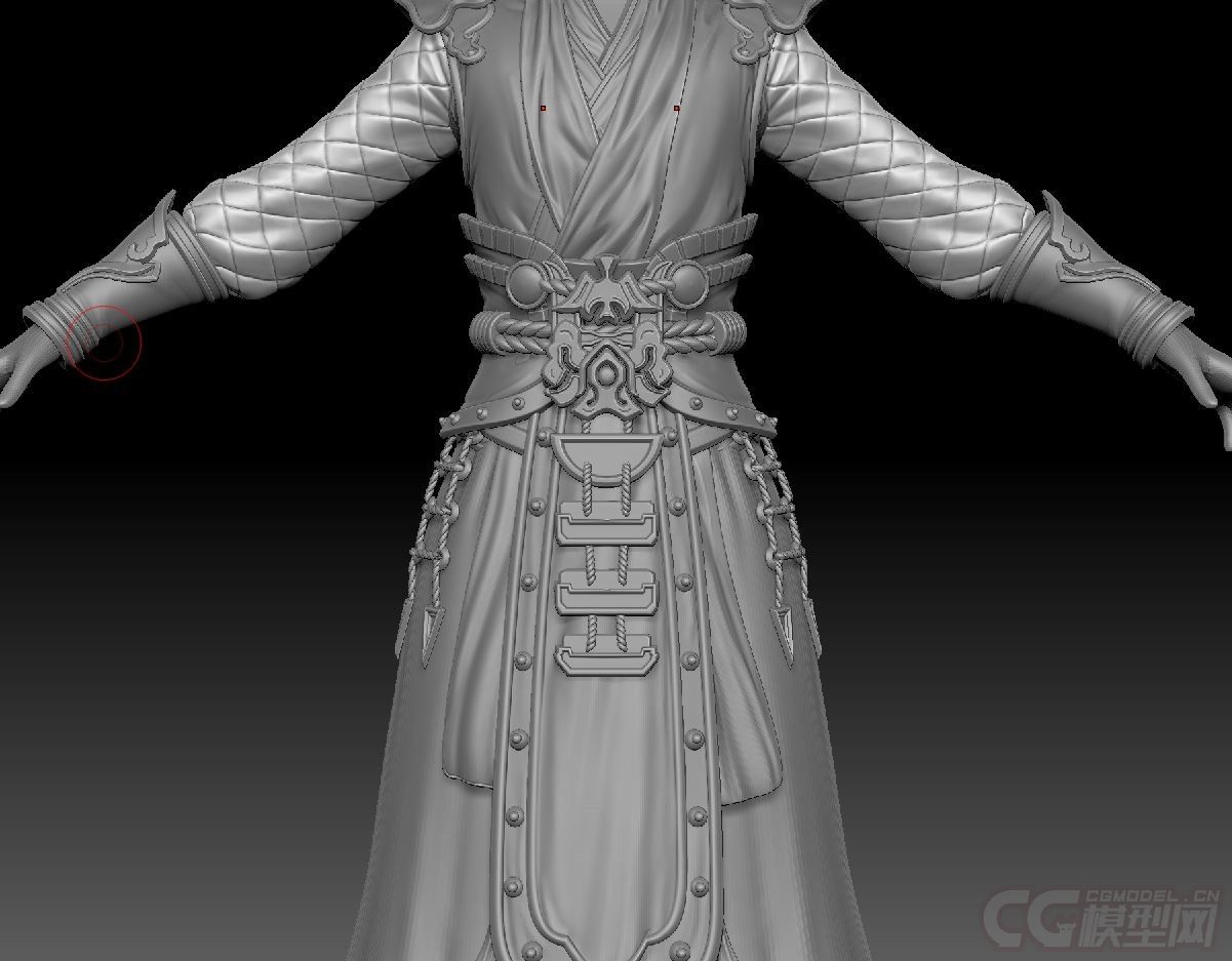 高精度zbrush武侠系列公子 Cg模型网 Cgmodel 三维设计师交流互动平台 专注多品类3d模型下载 原创作品分享 软件学习