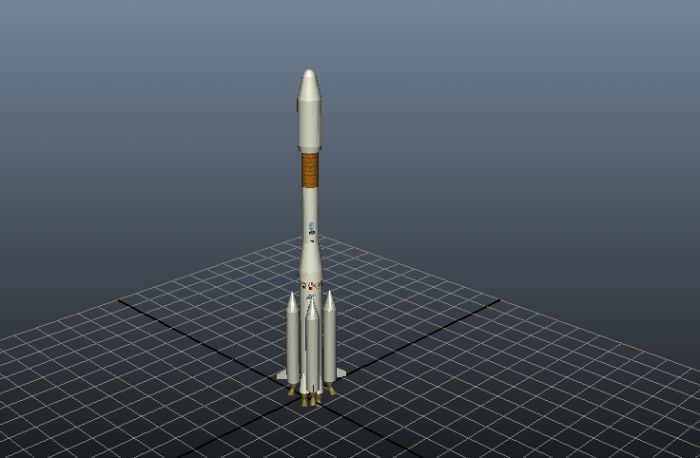 **式火箭(max maya obj)