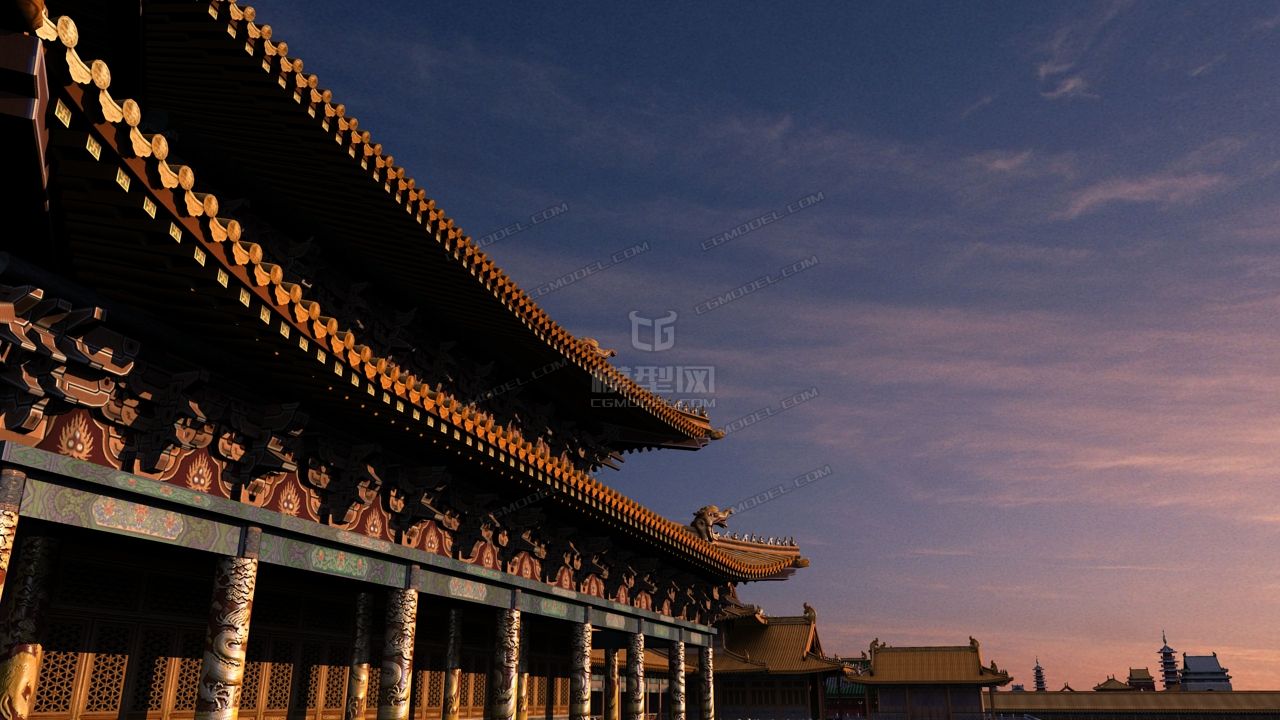 金中都大殿特写,鸱吻,古建筑特写,古建筑城池 ,大雄宝殿