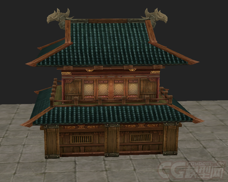古代房子模型-自然场景模型库-模型下载-cg模型网