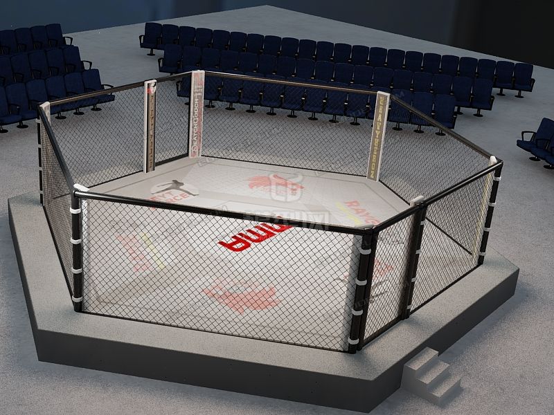 mma极限无规则格斗擂台_cnccool作品_场景自然场景_cg模型网