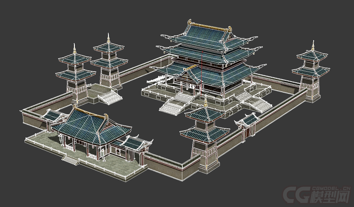 低模将军府,官邸