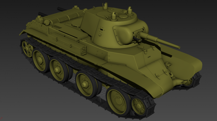 bt7快速坦克二战坦克传奇